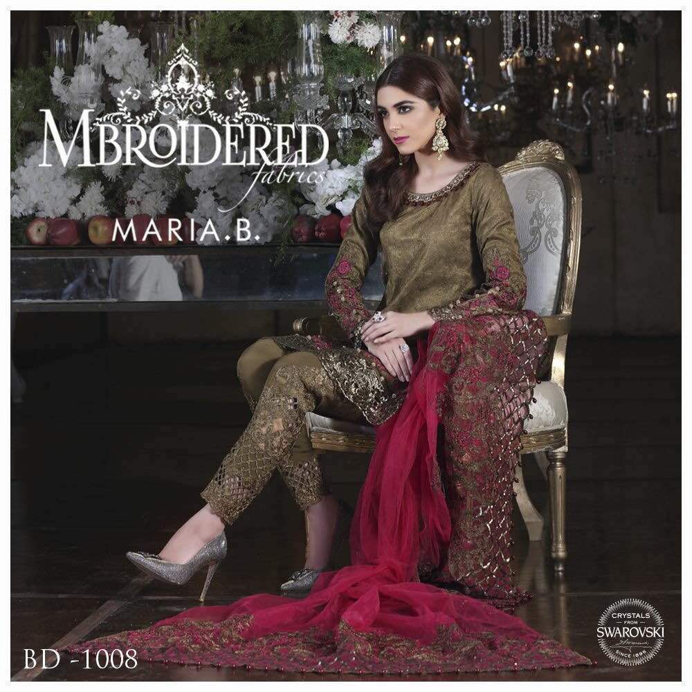 Maria.B MBroidered Eid Collection 2017 DesignBD1008