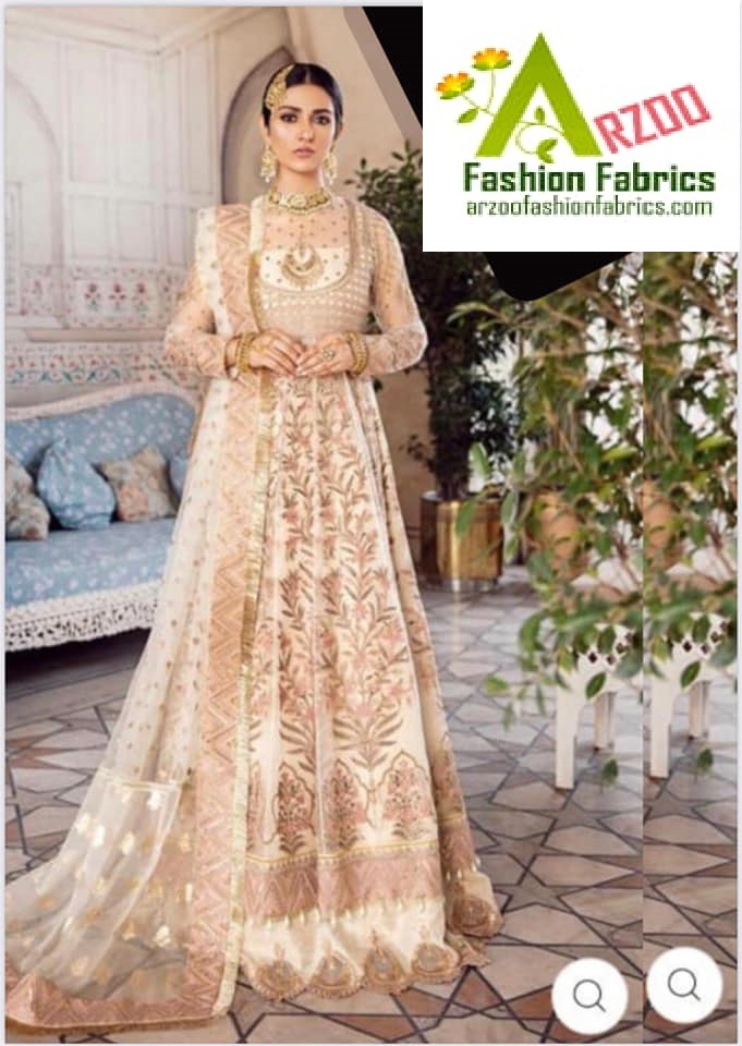 Afrozeh Bridal Net Embroidered
