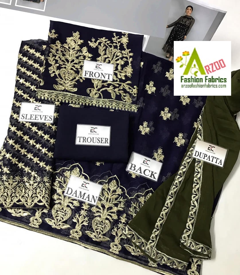 Maria.b Chìffon Embroidered 2021 with Chiffon Emb Dupatta (3Pc)