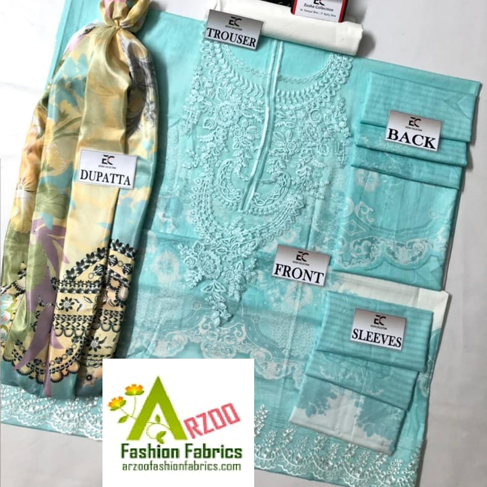 Maria.b MPrint Digital Print Lawn Embroidered 2021 with Digital Print Silk Dupatta
